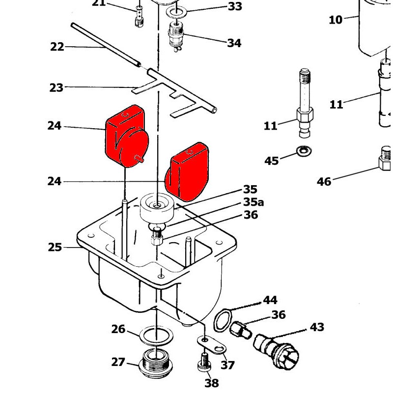 Service Moto Pieces|VM34/61 - Flotteur de carburateur - (x1)|VM32-193|22,00 €