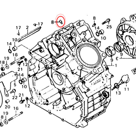 Service Moto Pieces|Moteur - Soupape d'orifice de commande d'huile|Couvercle culasse - cache culbuteur|23,00 €