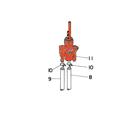 RD125 - (AS3) - 1971-1974 - Robinet de reservoir - N'est plus disponible