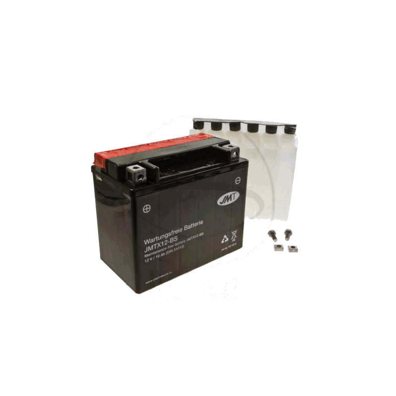 Service Moto Pieces|Batterie - 12v - Acide - YTX12-BS - JMT|Batterie - Acide - 12 Volt|54,28 €