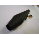 Echappement - Silencieux - Megaphone - (megaton) - NOIR - long 48cm
