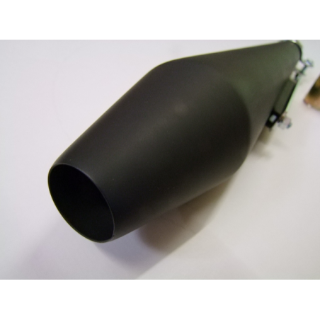 Echappement - Silencieux - Megaphone - (megaton) - NOIR - long 48cm