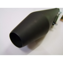 Echappement - Silencieux - Megaphone - (megaton) - NOIR - long 48cm