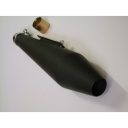 Echappement - Silencieux - Megaphone - (megaton) - NOIR - long 48cm
