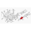 Moteur - Pipe admission - Coté moteur Gauche - CB125T