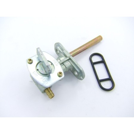 Robinet essence - Universel - 34mm - sortie a droite ø int. 3-mm