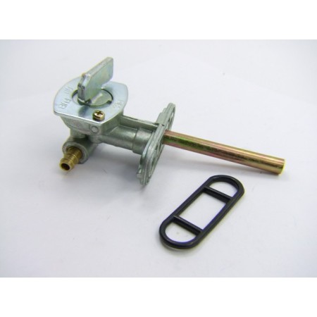 Robinet essence - Universel - 34mm - sortie a droite ø int. 3-mm