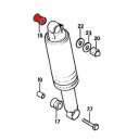 Amortisseur - caoutchouc haut - CB350 - GL1000 - .... - CB750..CB900