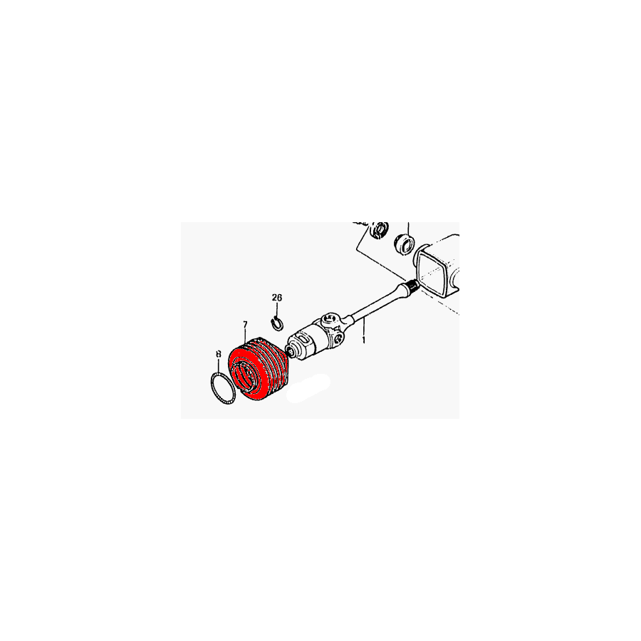 Cardan - Soufflet - GL1100 / GL1200