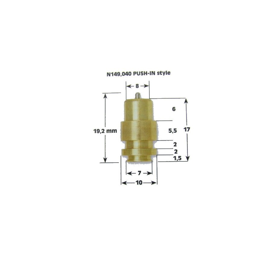 Service Moto Pieces|Carburateur - Siege + Pointeau - ø2.80 - 2MA-14107-28 / 1UA-14190-28|Pointeau - siege|14,90 €