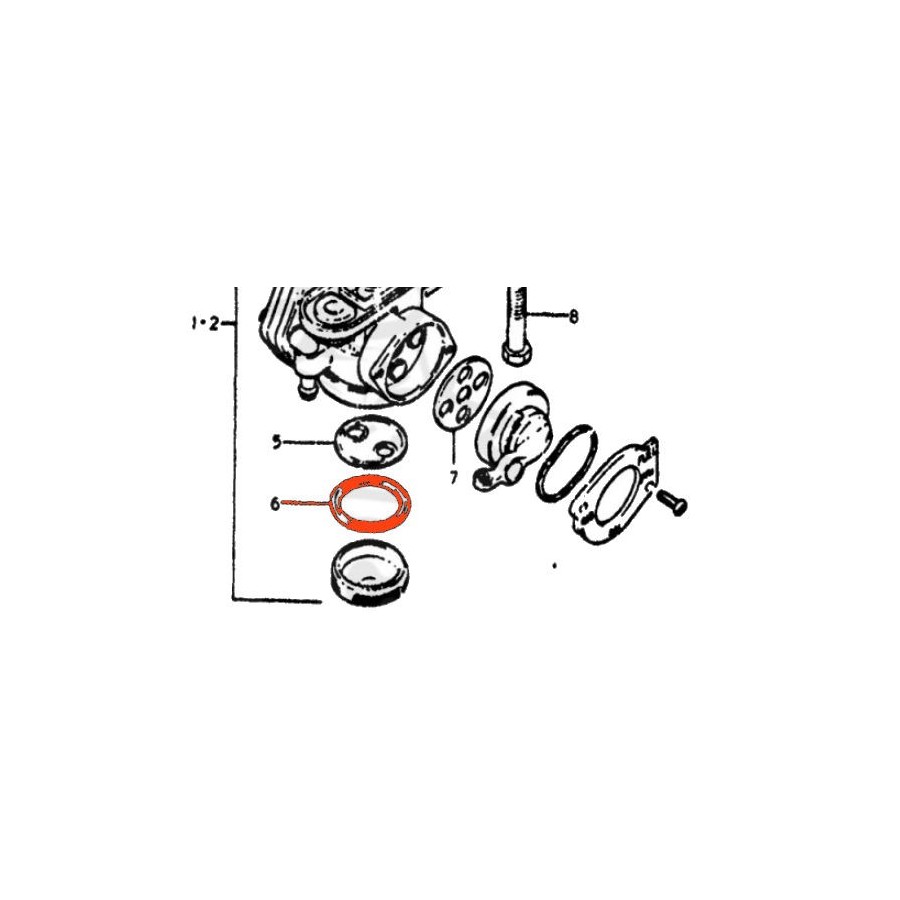 Robinet essence - joint torique - 44346-31050