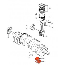 Service Moto Pieces|Moteur : Kit bloc cylindre / Piston - ø 44mm - CB125 T - CM125C - CM125T - CA125 Rebel - CB125Td|Bloc Moteur - Vilebrequin |174,00 €