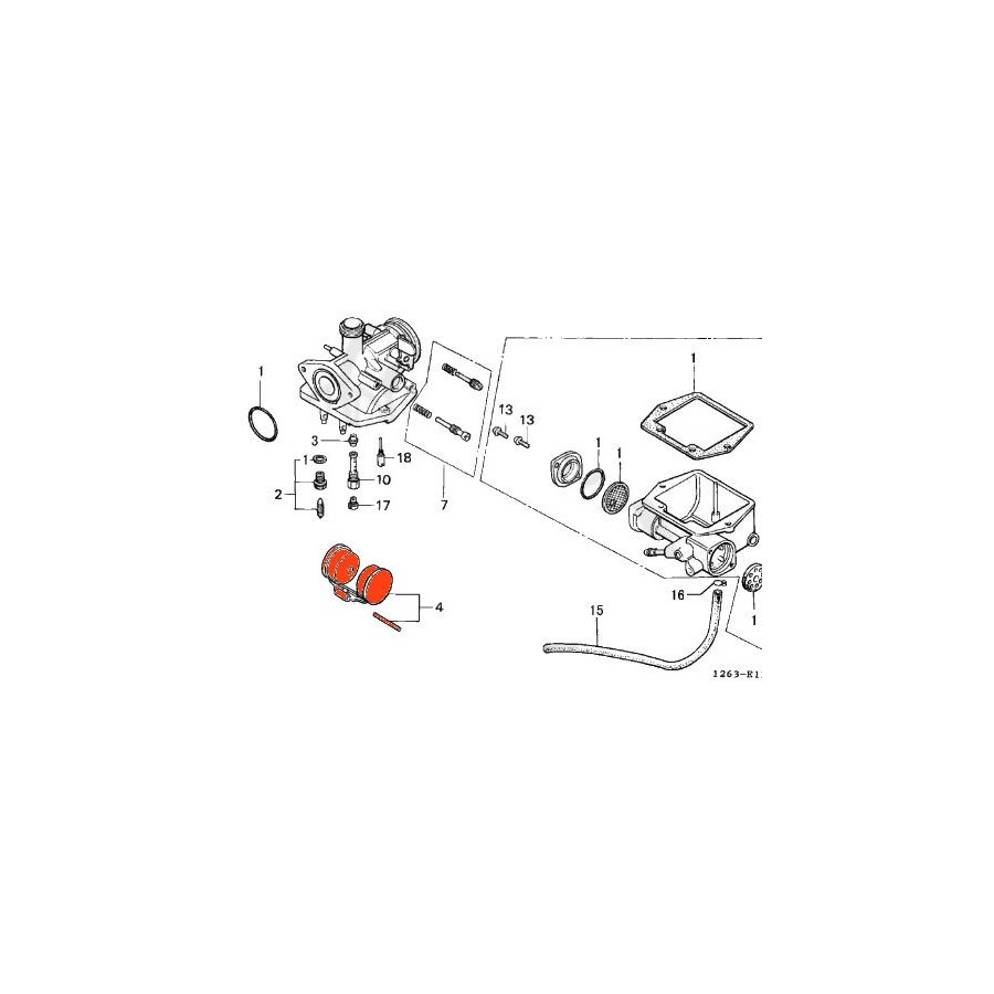 Service Moto Pieces|Carburateur - Flotteur - XL650V|Flotteur|38,50 €