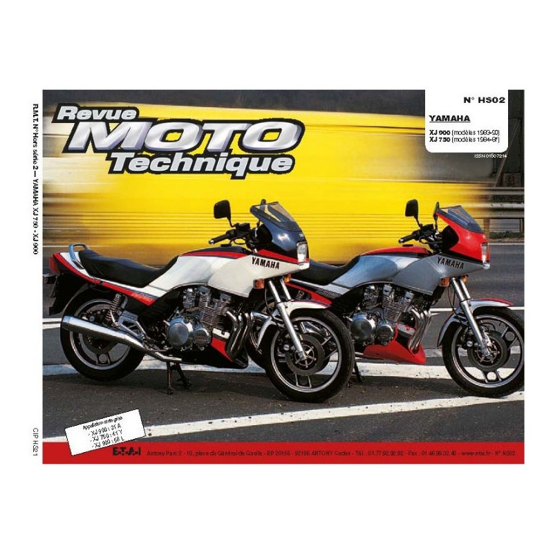 Revue Technique Moto - RTM - N°HS-02 - Version PAPIER - XJ900