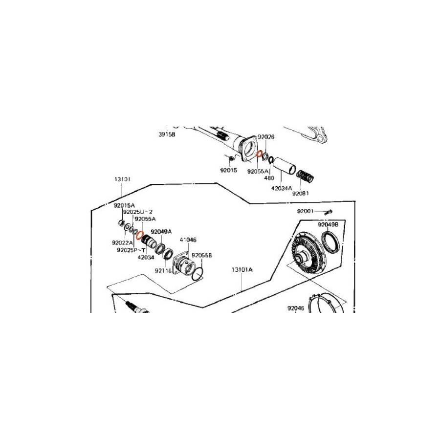 Service Moto Pieces|Moteur - bouchon - Joint torique - ø 30.80 x3.00 mm (x1) -|Joint Torique|1,90 €