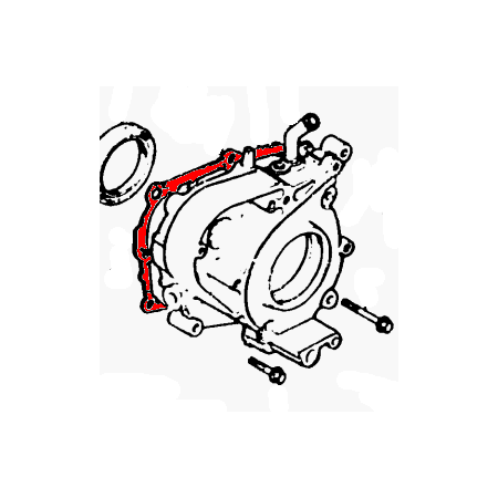 Joint - Carter - Couvercle interieur - VF750 - VF1000