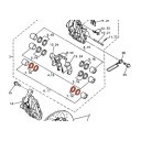 Frein - Etrier - Avant - Kit de reparation ø 25.00 - (2pistons) - 4FM-W0047-00 