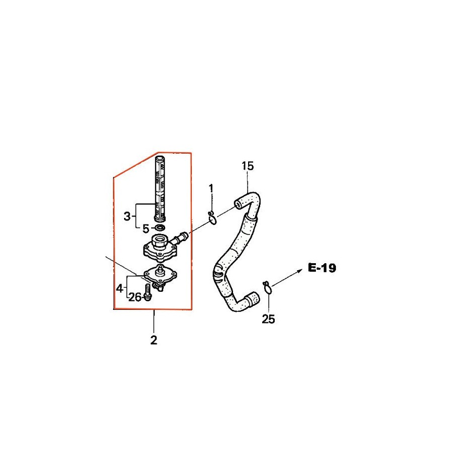 Service Moto Pieces|Reservoir - Robinet - M18 x1.25mm -  XL250 / XL350 - XL600 R - |04 - robinet|94,00 €