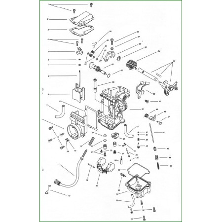 Service Moto Pieces|0 - Eclaté - Carburateur TM33|TM33-8012|0,00 €