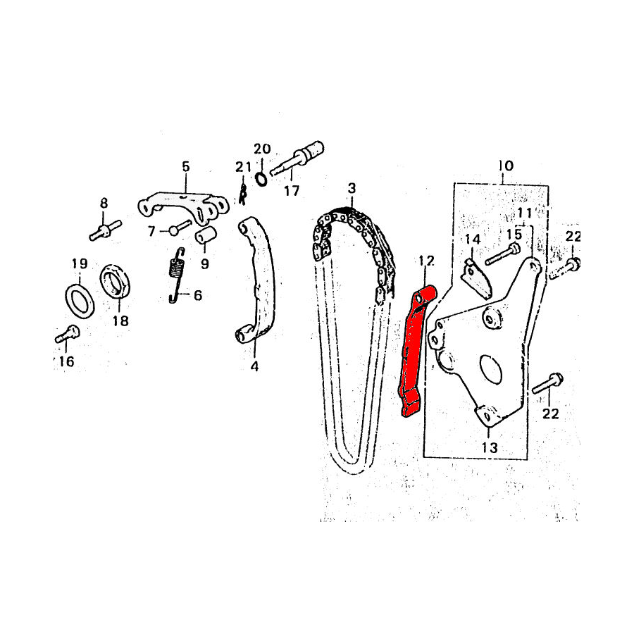 Service Moto Pieces|Moteur - Pochette joint - complete - CX500 - ... - GL500|pochette|89,60 €