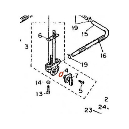 16955-245-340Robinet - joint de rotation robinet - 3AJ-24534-01 - X