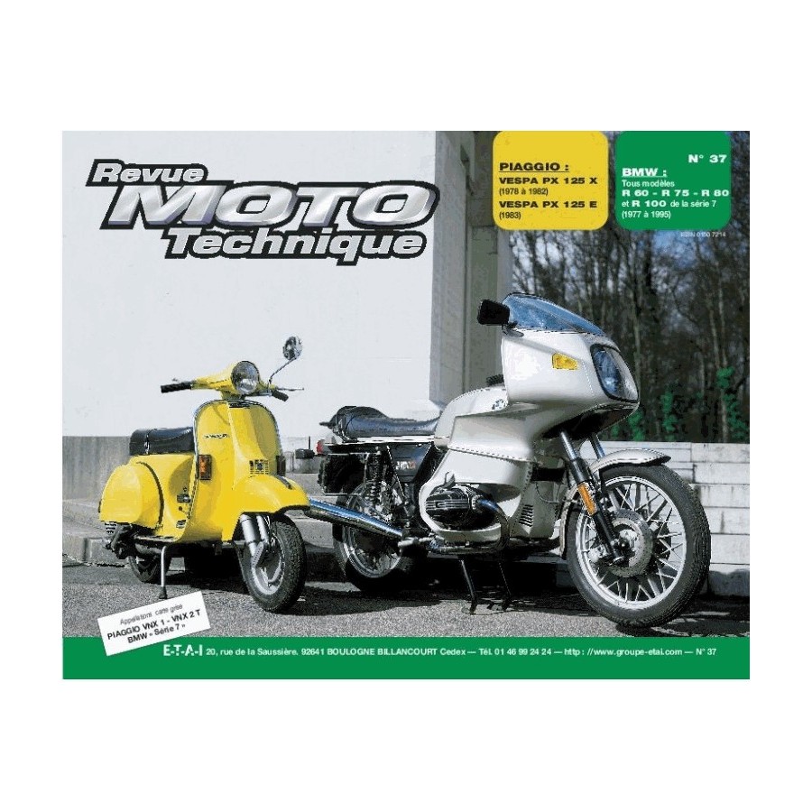 Service Moto Pieces|RTM - N° 030 - Version Papier - DT125MX - KZ650 - Revue Technique moto|Revue Technique - Papier|39,00 €