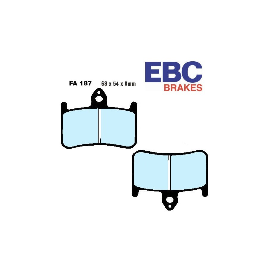 Service Moto Pieces|Frein - Jeu de Plaquettes - EBC - FA-054 - R|Plaquette|34,50 €