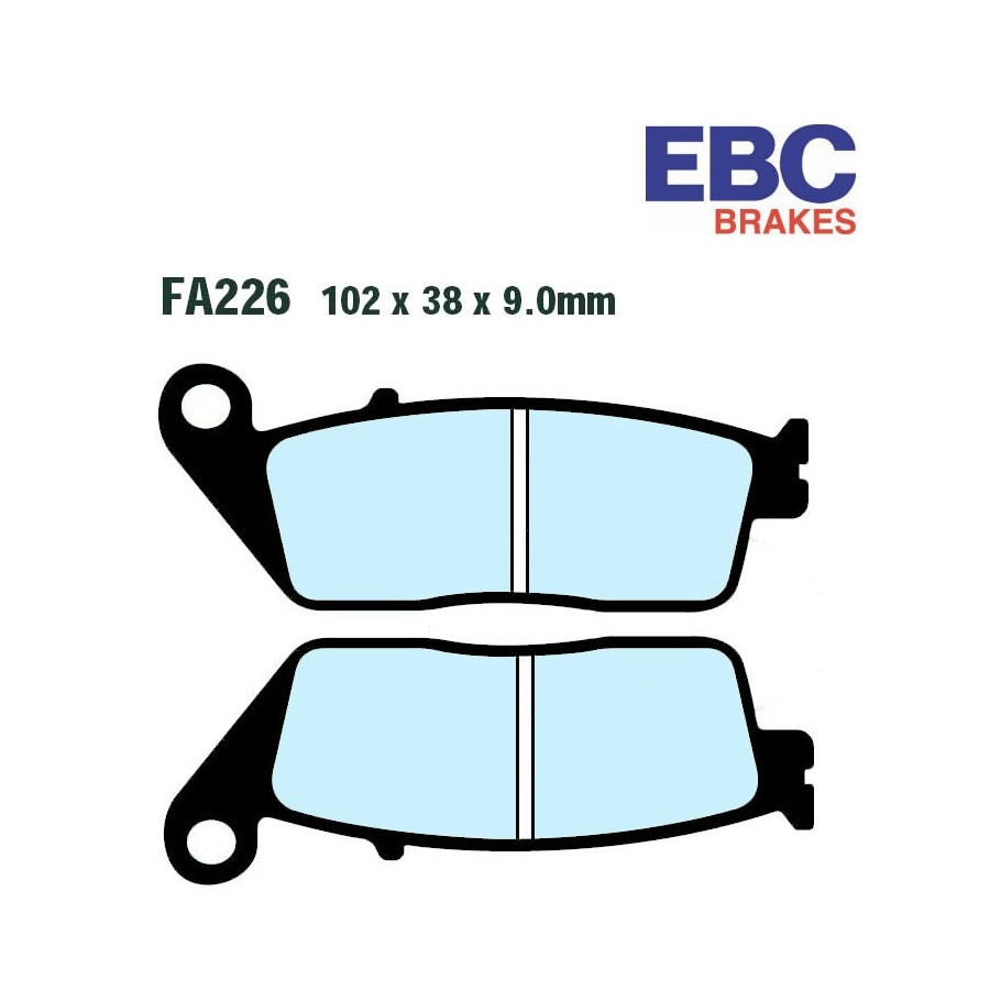 Service Moto Pieces|Frein - Jeu de Plaquettes - EBC - Standard - FA-070|Plaquette|29,90 €