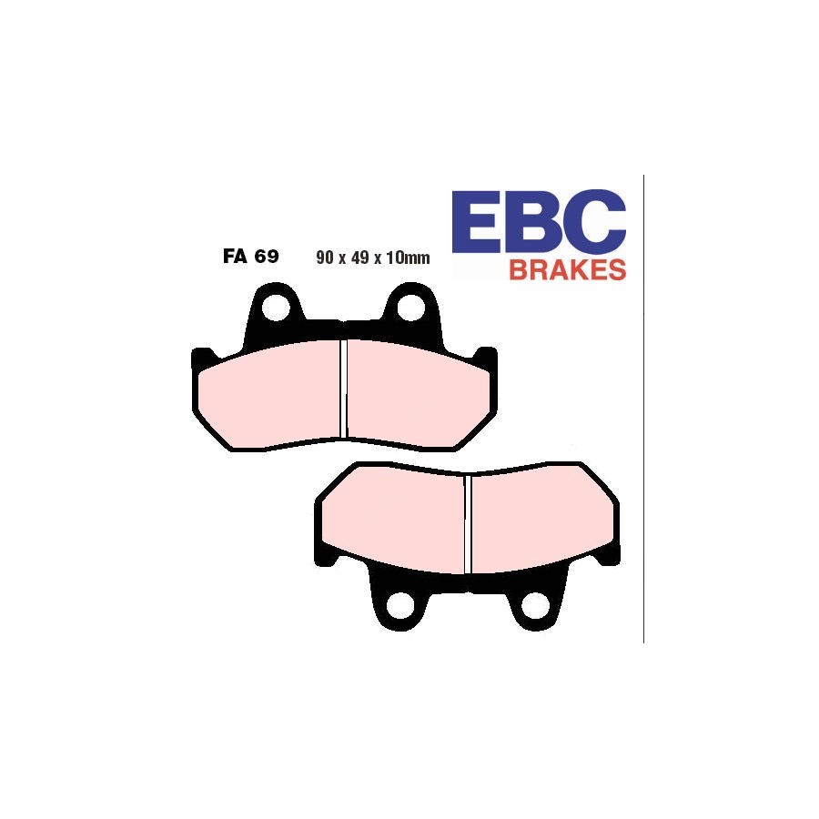 Service Moto Pieces|Frein - Jeu de Plaquettes - EBC EXTREME PRO - EPFA-265-HH|Plaquette|62,10 €