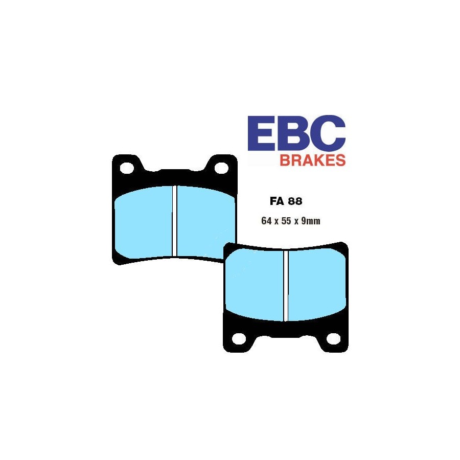 Service Moto Pieces|Frein - Jeu de Plaquettes - EBC - FA031V - Semi fritté.|Plaquette|34,50 €