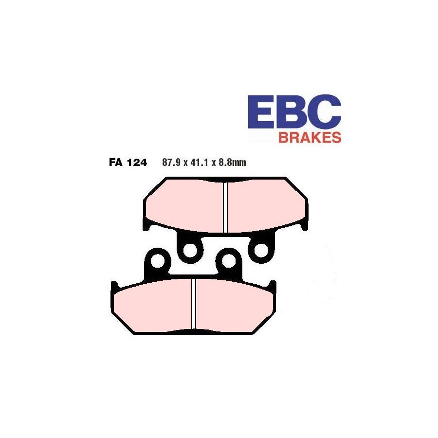 Service Moto Pieces|Frein - Jeu de Plaquettes - EBC EXTREME PRO - EPFA-188-HH|Plaquette|66,00 €