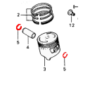 Moteur - Circlips - Axe de Piston - 13mm - (x2)