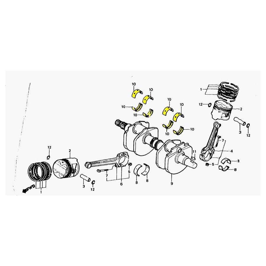 Service Moto Pieces|Distribution - Chaine - 82RH2015 - 148 maillons - Fermée - (x1)|chaine|82,80 €