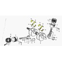 Moteur - 1/2 Coussinet de vilebrequin - Jaune - VF750  ....  - (x1)