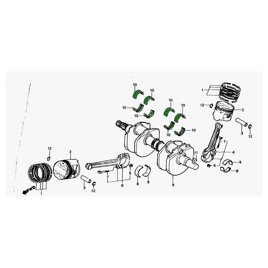 Service Moto Pieces|Distribution - Chaine - 82RH2015 - 148 maillons - Fermée - (x1)|chaine|82,80 €