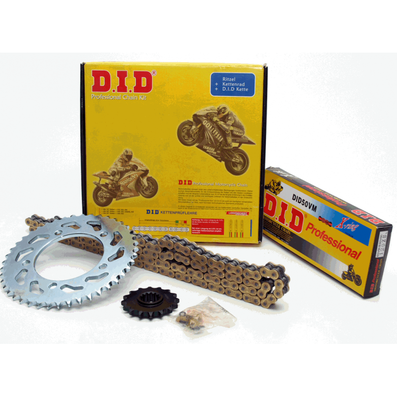Service Moto Pieces|Transmission - Kit chaine - NOIR - DID-HD - 428-114-14-39 - CM125T|Kit chaine|61,30 €