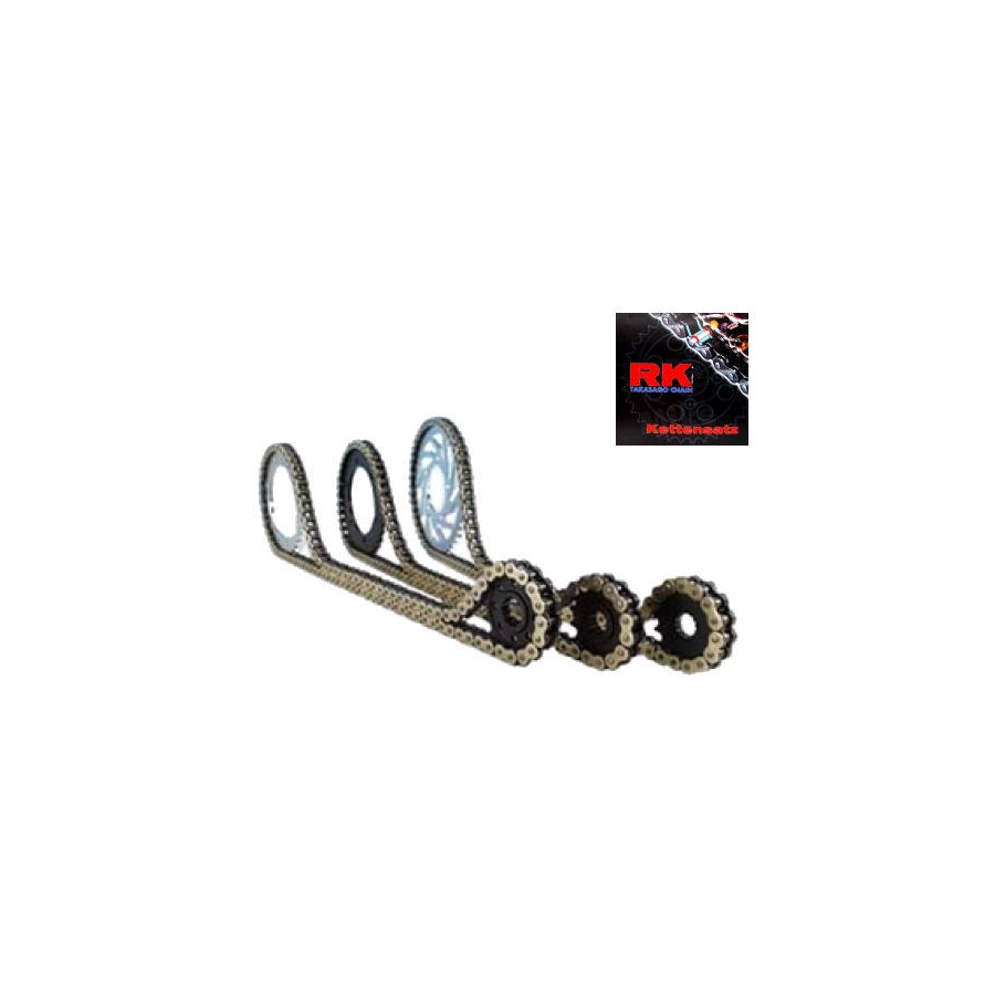 Service Moto Pieces|Transmission - Kit Chaine - DID-428 - 124-43-14 - Noir/Or|Kit chaine|66,00 €