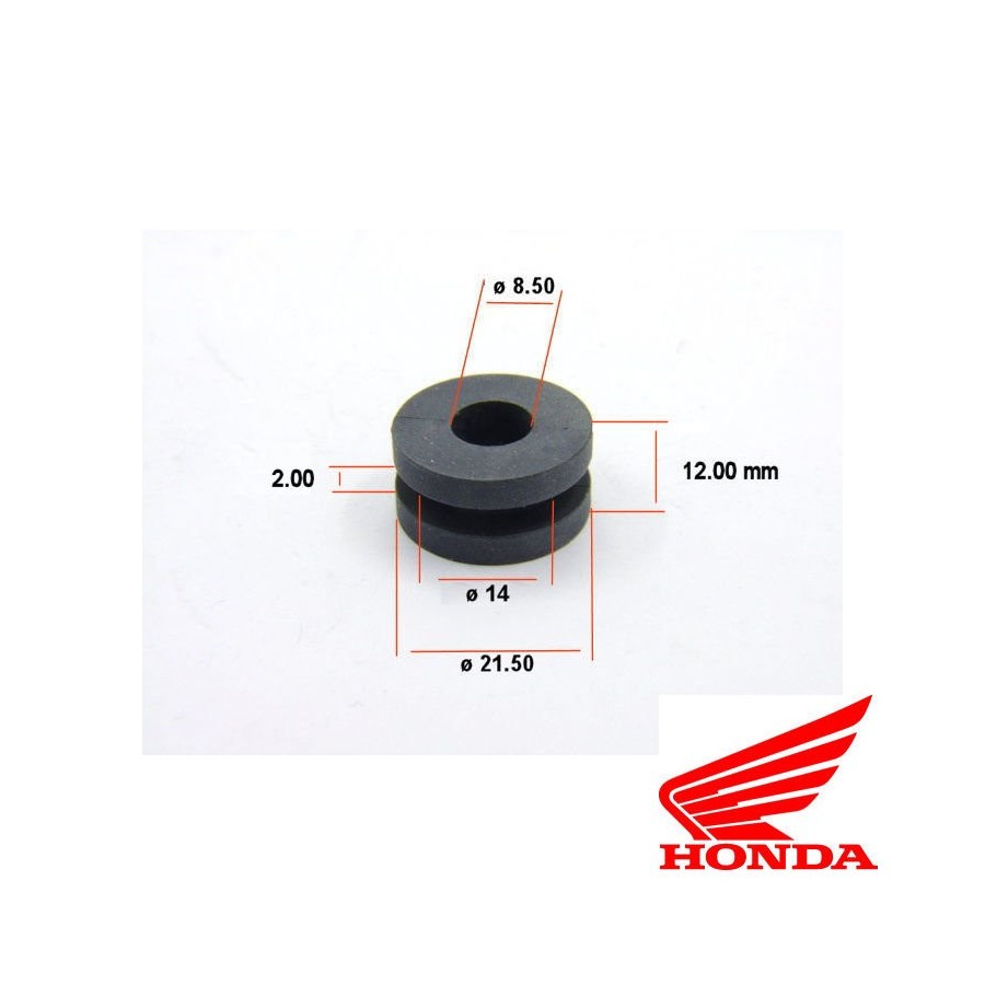 Silent-Bloc - HONDA - rond - ø 8.50 x14 x21 - Ep : 2.00