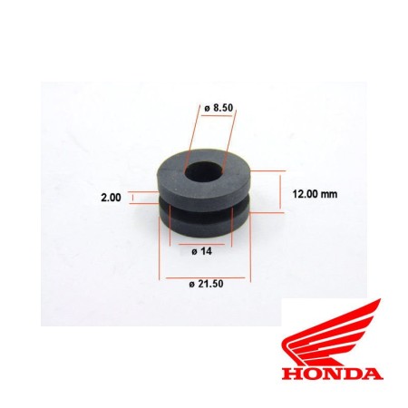 Silent-Bloc - HONDA - rond - ø 8.50 x14 x21 - Ep : 2.00