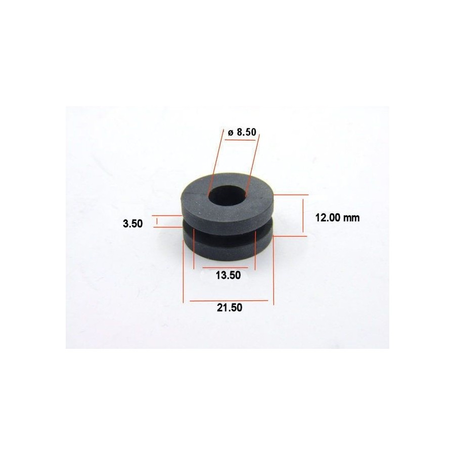 Silent-Bloc - rond - ø 8.50 x13.5 x21.5 - Ep : 3.50