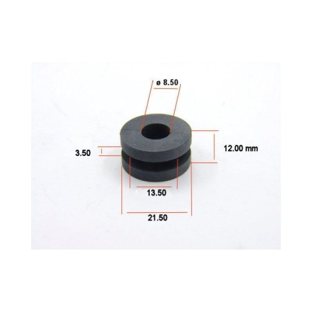 Service Moto Pieces|Silent-Bloc - rond - ø 8.50 x13.5 x21.5 - Ep : 3.50|Cache lateral|2,60 €