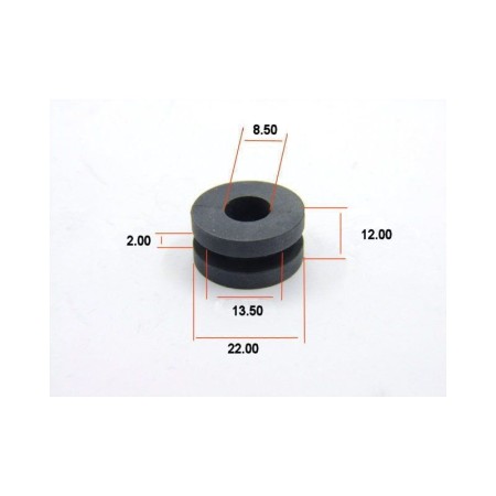 Silent-Bloc - rond - ø 8.50 x13.50 x22 - Ep : 2.00