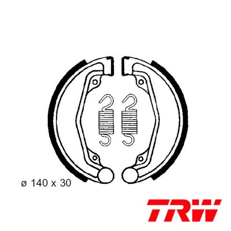 Frein - Machoire - (140x30) - TRW - MCS-811 - Cb250RS - XL500s