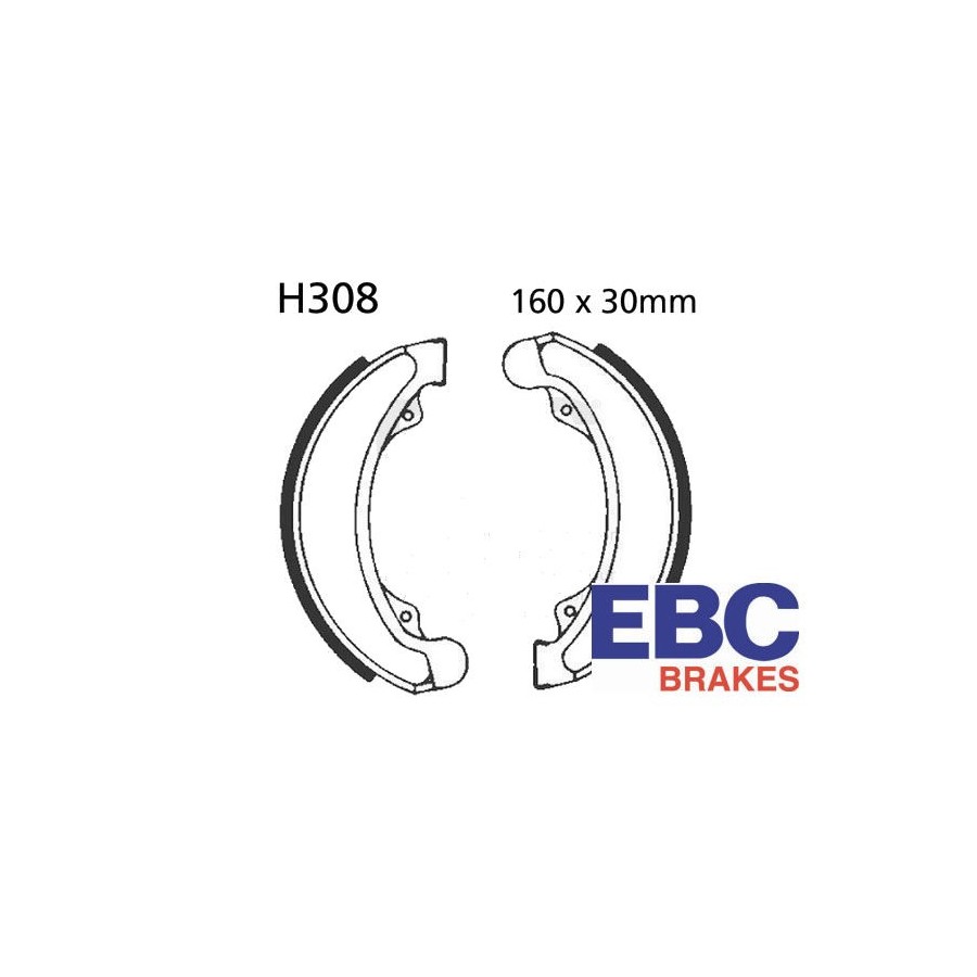 Frein - Machoire - (160x30) - EBC ou DBS - H308 - CB125K - SL350 - CB175