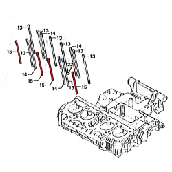 Service Moto Pieces|Compte tour - Joint Spy - étanchéité - 4.8x14.5x4.0mm|1970 - CB 750 K0|8,40 €