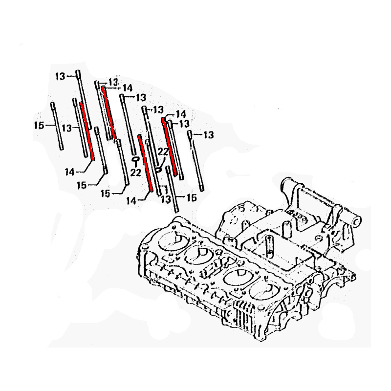 Service Moto Pieces|Moteur - Goujon - (x1) - Bloc Cylindre|Bloc Cylindre - Segment - Piston|14,69 €