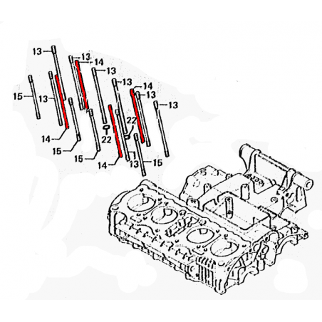 Service Moto Pieces|Moteur - Goujon - (x1) - Bloc Cylindre|Bloc Cylindre - Segment - Piston|14,69 €