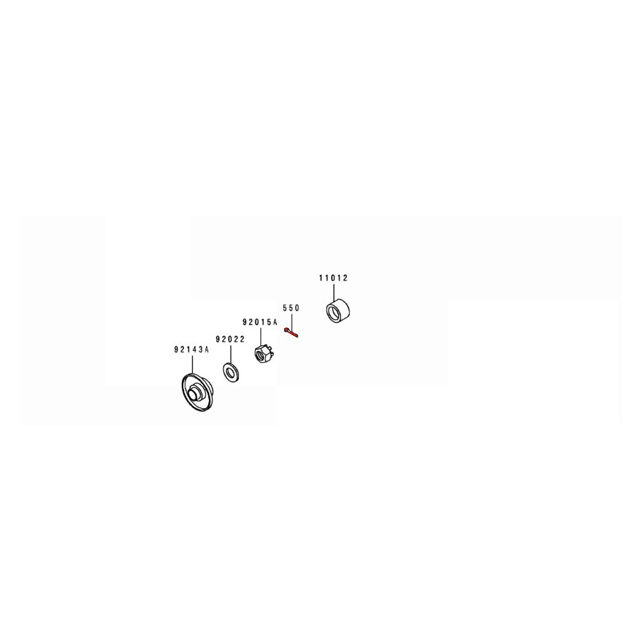 Roue - Goupille d'ecrou d'axe de roue AR - 4.0x35