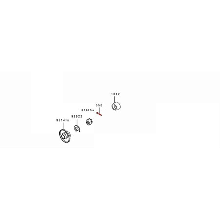 Roue - Goupille d'ecrou d'axe de roue AR - 4.0x35