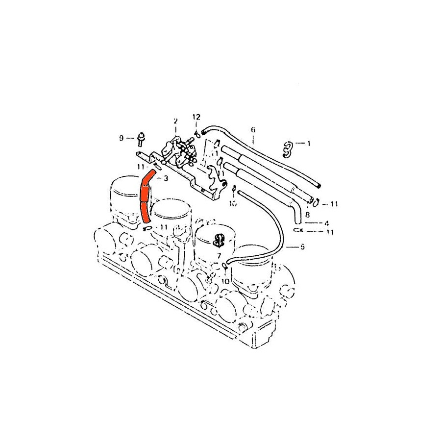 Service Moto Pieces|Moteur - Joint d'embase - CM125 - CM185 - CB125T - CM200/250...|Produit -999 - Plus disponible|7,80 €